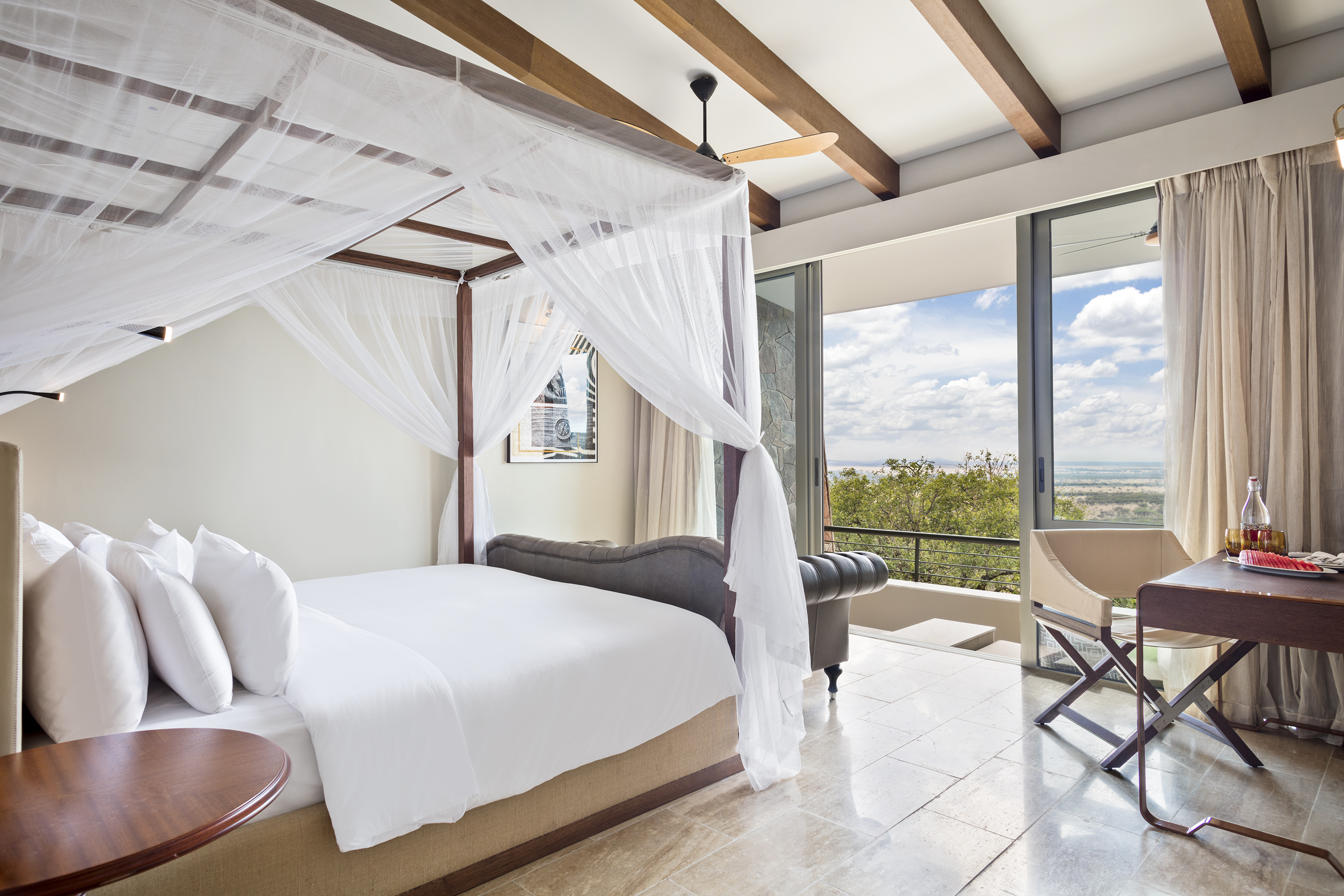 Serengeti Lodge suite overlooking the plains